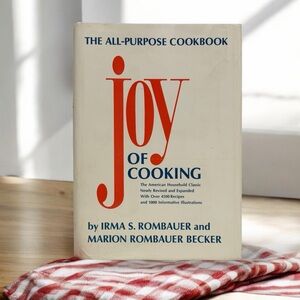 Vintage 1988 JOY OF COOKING Hardcover 45th Printing by Irma S. Rombauer
